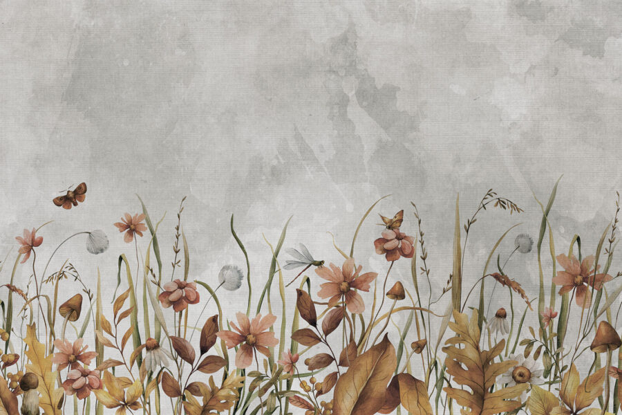 Schilderen van bloemen en gras