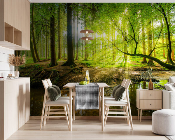 Beek in een bos Beek in een bos