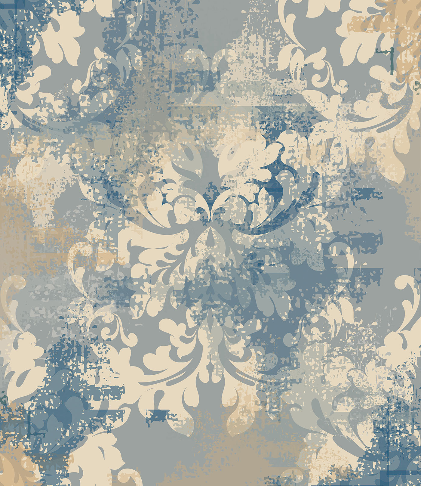 Elegant vintage floral pattern design Elegant vintage floral pattern design
