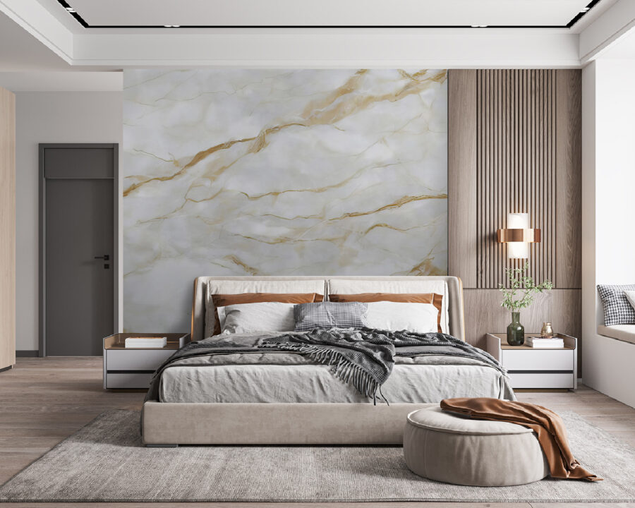 Slank marmer met elegante aderen