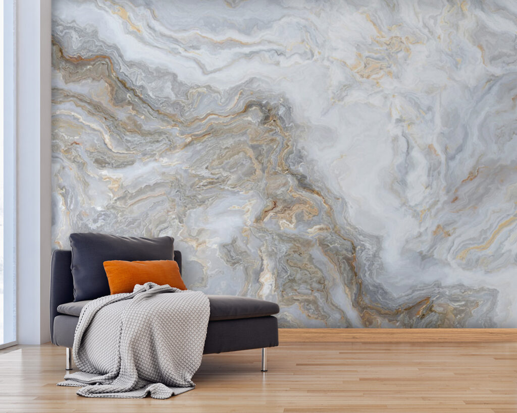 Elegant swirls of soft colors