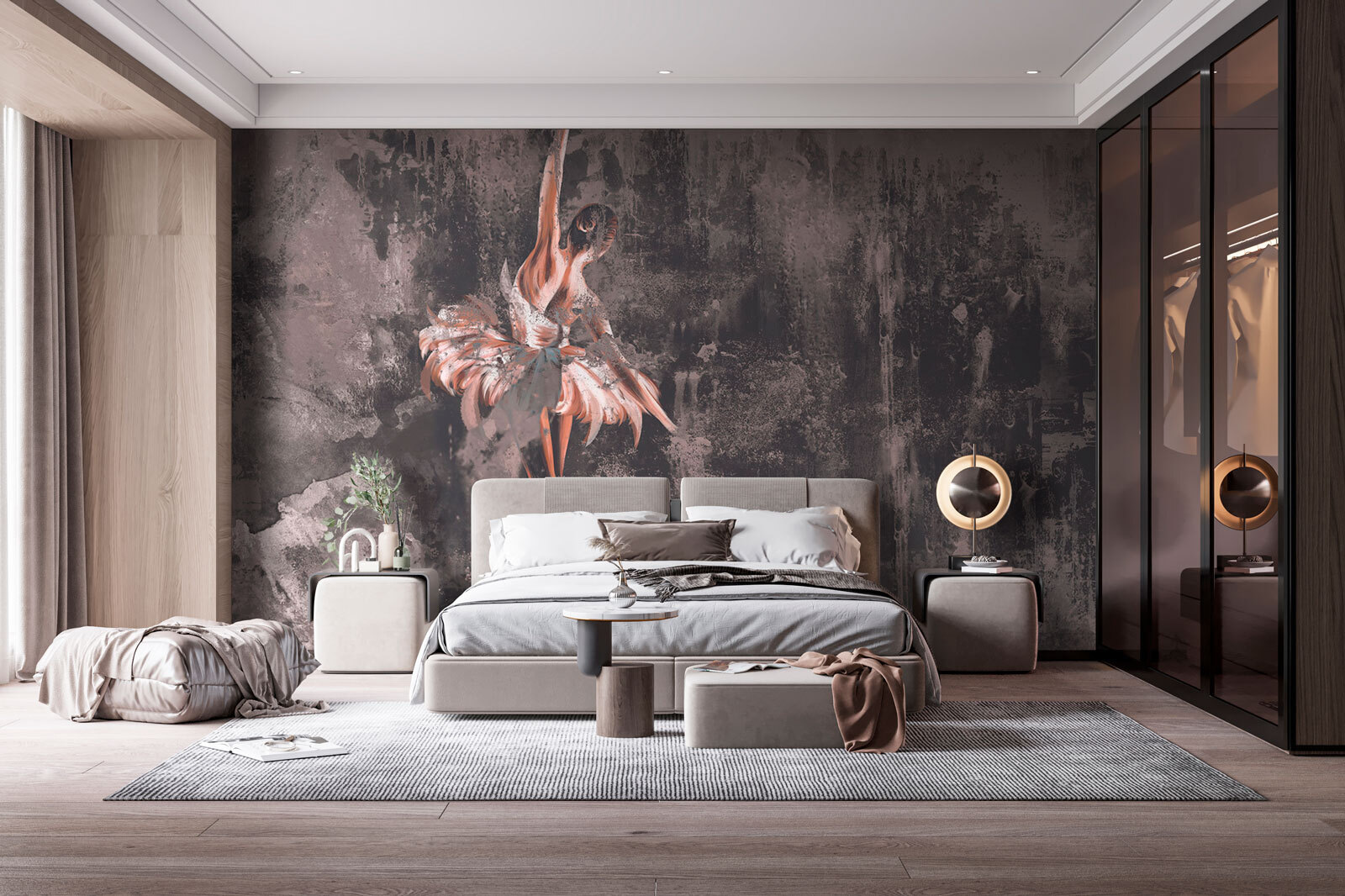 Painting of a woman dancing Painting of a woman dancing