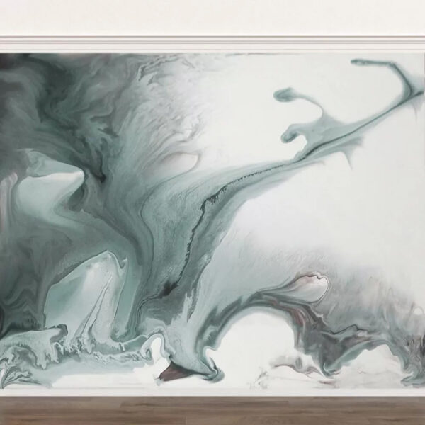 Fotobehang Fotobehang Wervelende tinten van rustige abstractie (Artikelnummer: u78463)