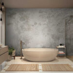 Fotobehang Behang met bomen en planten