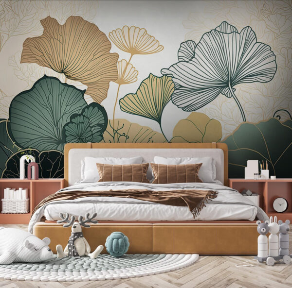 Botanische elegantie in zachte kleuren. Botanische elegantie in zachte kleuren.