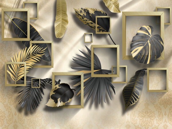 Luxueus gebladerte in elegante frames Luxueus gebladerte in elegante frames
