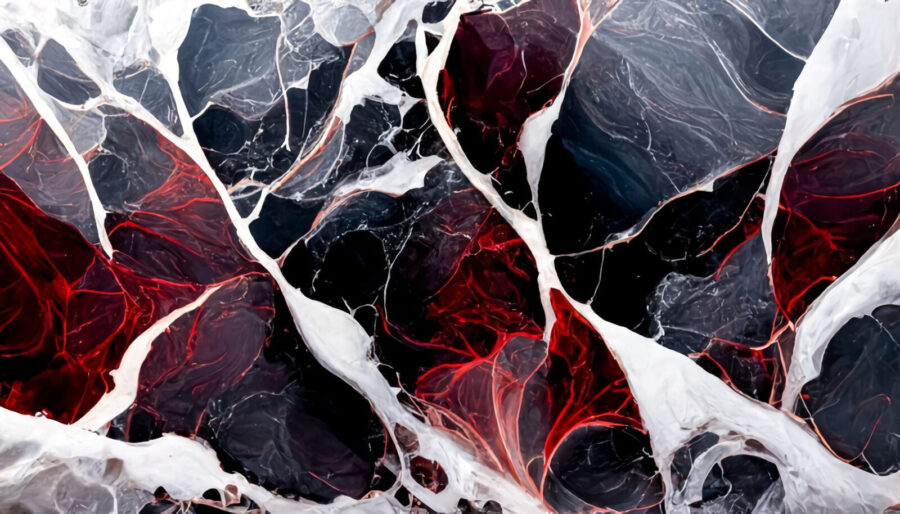 Abstract patroon in rijke kleuren