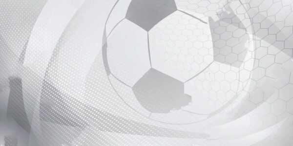 White football ball with a white background White football ball with a white background