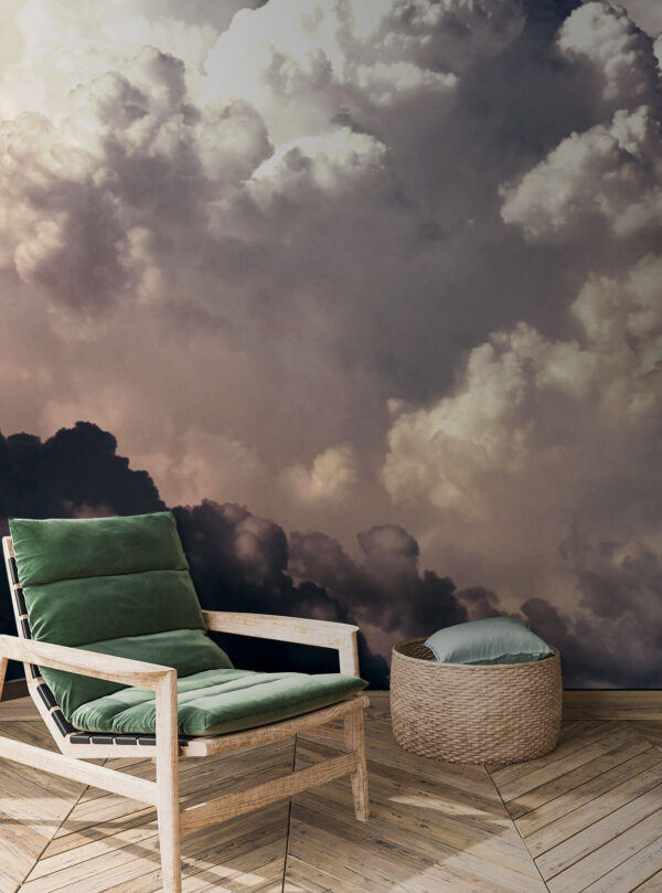 Bewolkte lucht met veel wolken Bewolkte lucht met veel wolken