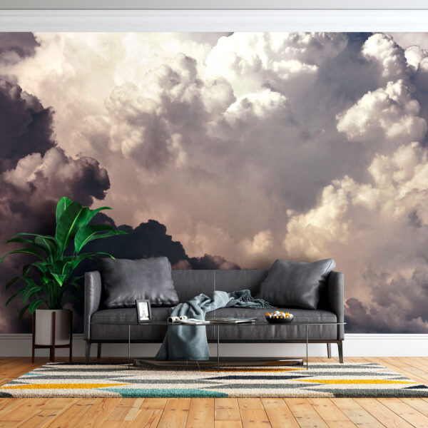 Bewolkte lucht met veel wolken Bewolkte lucht met veel wolken