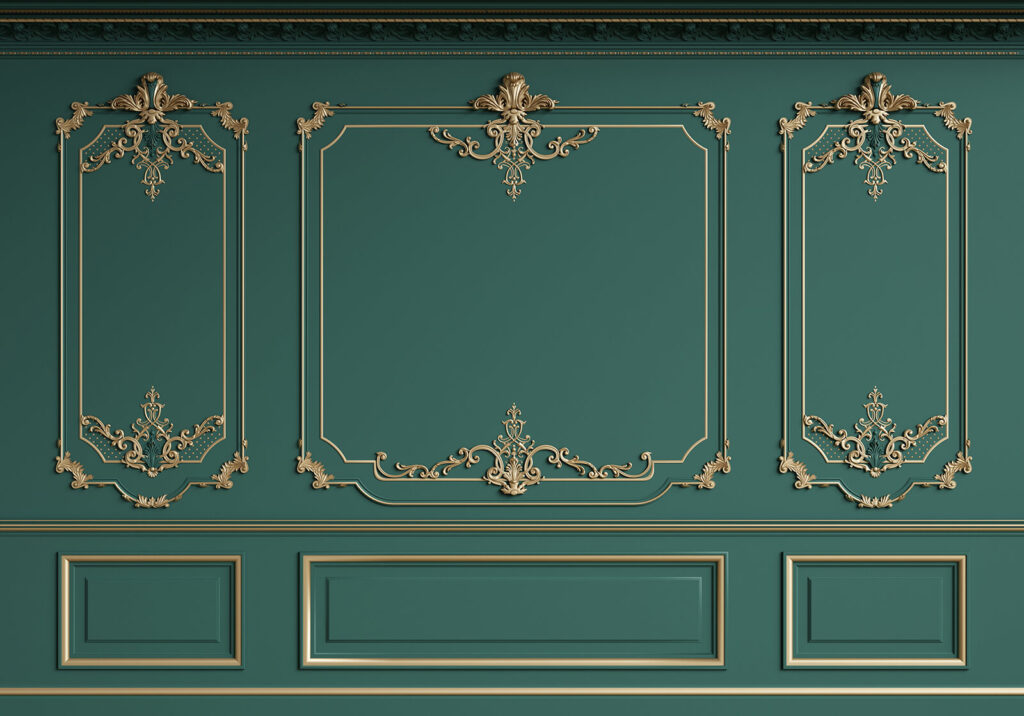 Elegant wandontwerp met ingewikkelde details Elegant wandontwerp met ingewikkelde details