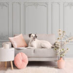 Fotobehang Muur met witte muren