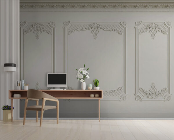 Muur met witte muren Muur met witte muren