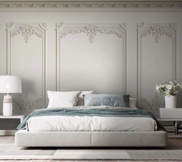 Muur met witte muren Muur met witte muren