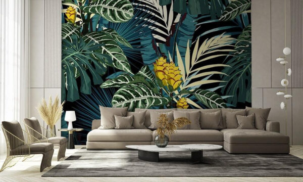 Patroon van tropische planten Patroon van tropische planten