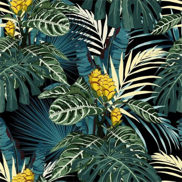 Patroon van tropische planten Patroon van tropische planten