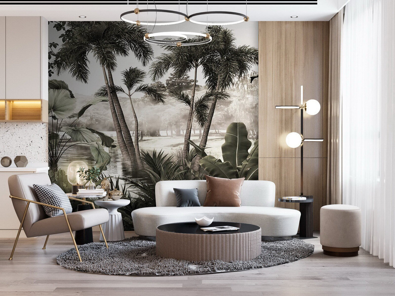 u72340pig1m - Een groep palmbomen in water - tegory