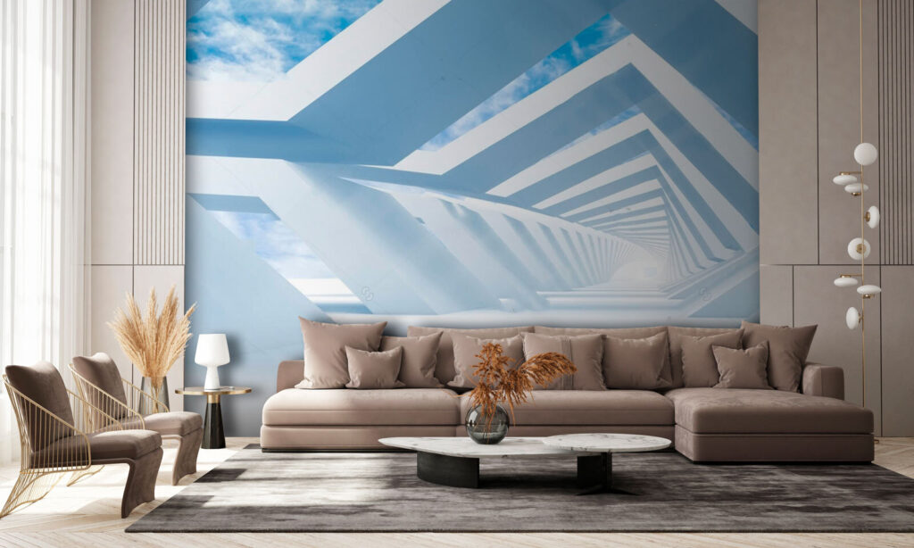 Witte structuur met blauwe lucht en wolken u72291pig2 1024x614 - Witte structuur met blauwe lucht en wolken - tegory