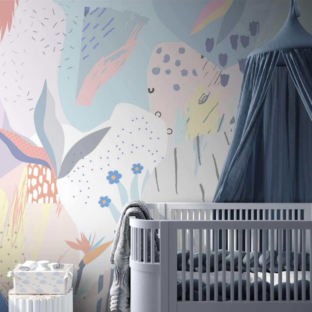 Colorful art with different shapes and colors Colorful art with different shapes and colors