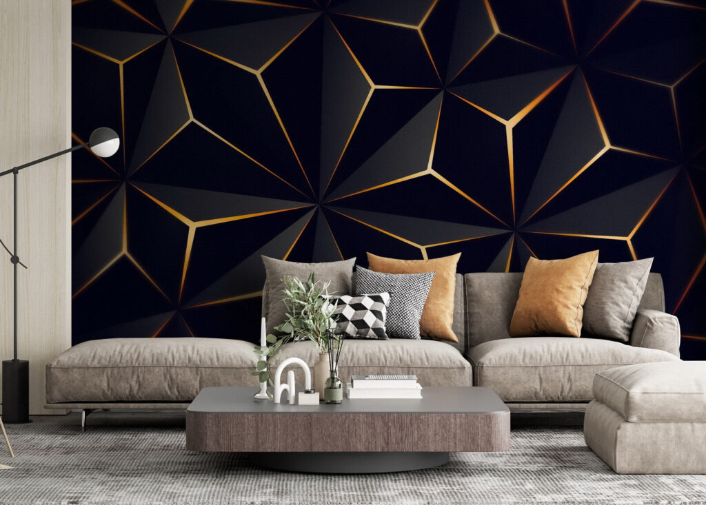 Black triangle pattern