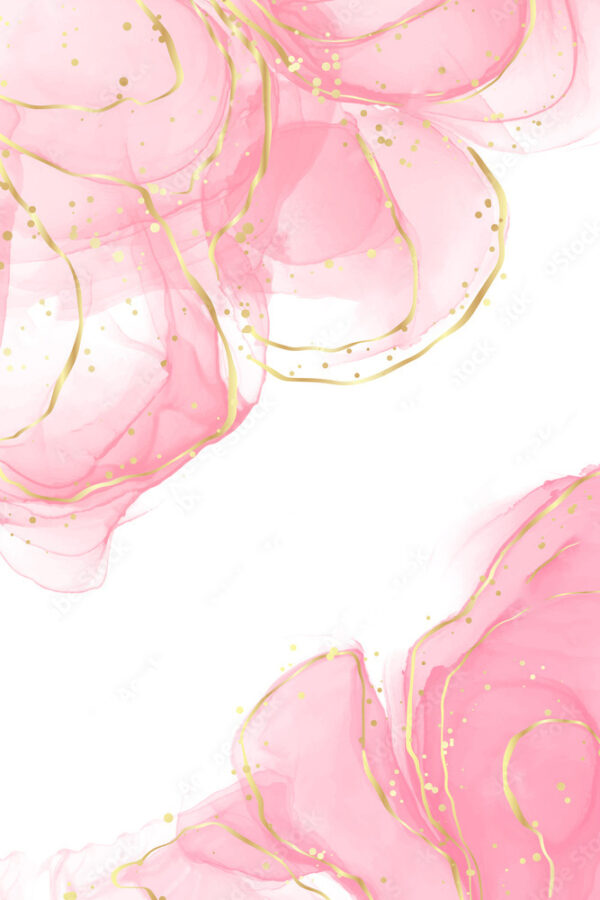 Roze swirls met gespikkelde accenten. Roze swirls met gespikkelde accenten.
