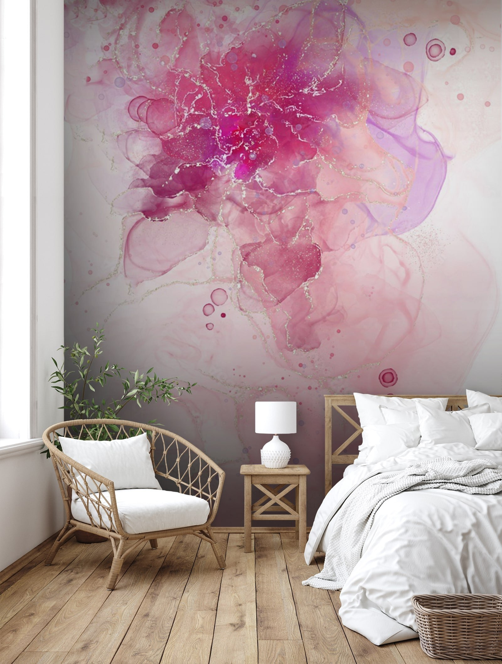 Roze en paarse bloem u71845pib1m - Roze en paarse bloem - tegory