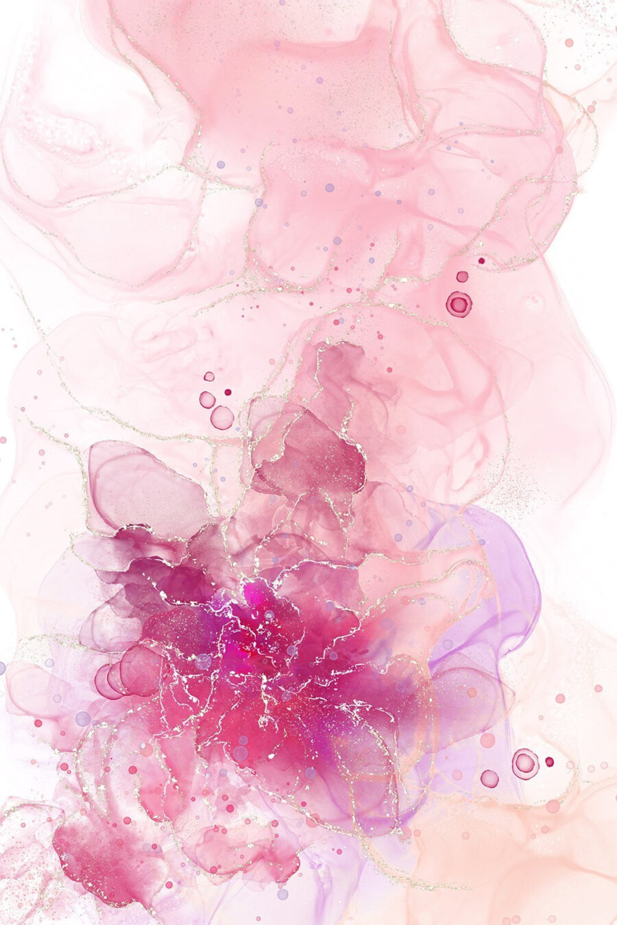 Roze en paarse bloem Roze en paarse bloem