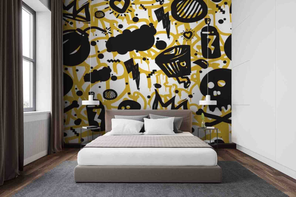 Patroon van graffiti en objecten u71803pib1 1024x683 - Patroon van graffiti en objecten - tegory