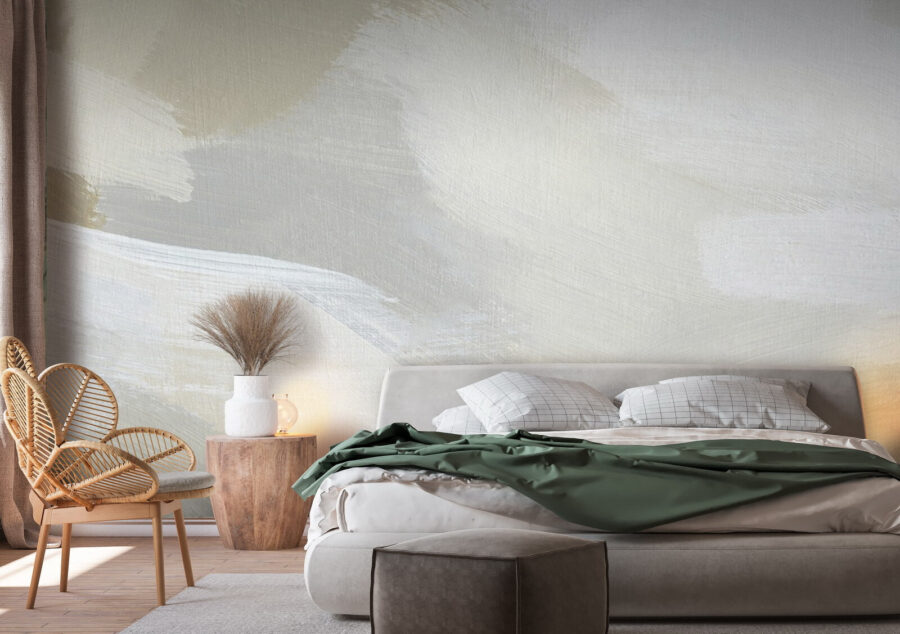 Zachte tonen in abstracte harmonie