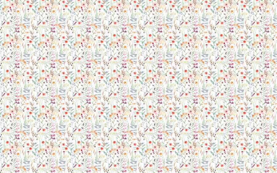 Pattern of flowers and plants Pattern of flowers and plants
