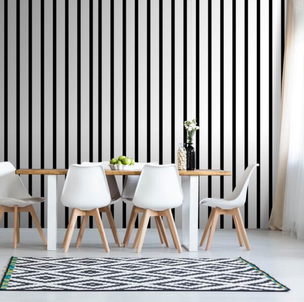 Zwart-witte verticale lijnen Zwart-witte verticale lijnen