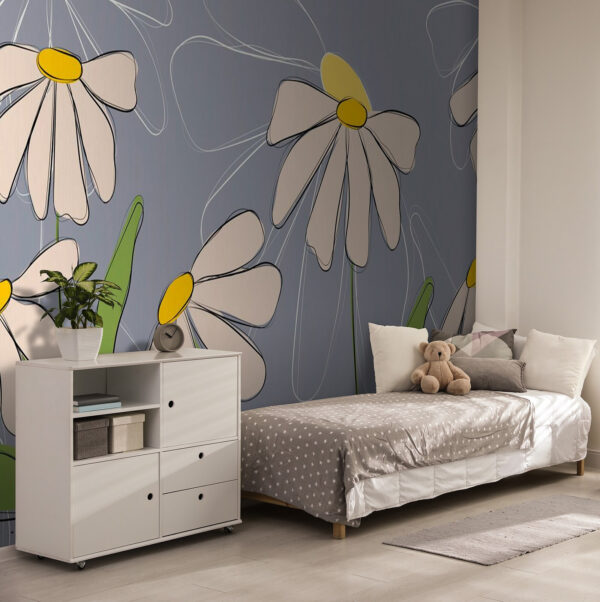 Tekening van bloemen op een grijze achtergrond u71643pir2 600x602 - Tekening van bloemen op een grijze achtergrond - tegory