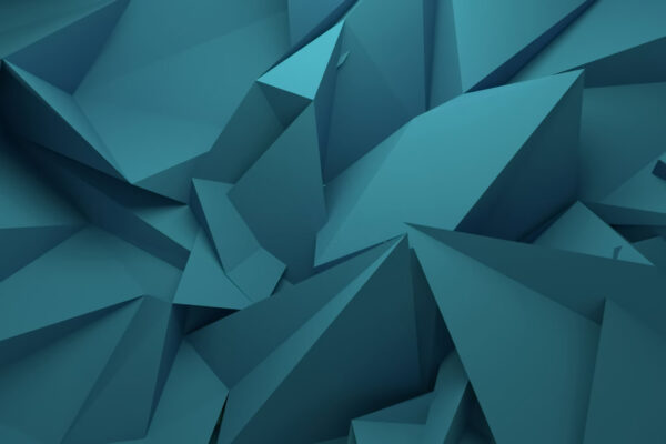 Blauwe veelhoekige vormen Blauwe veelhoekige vormen