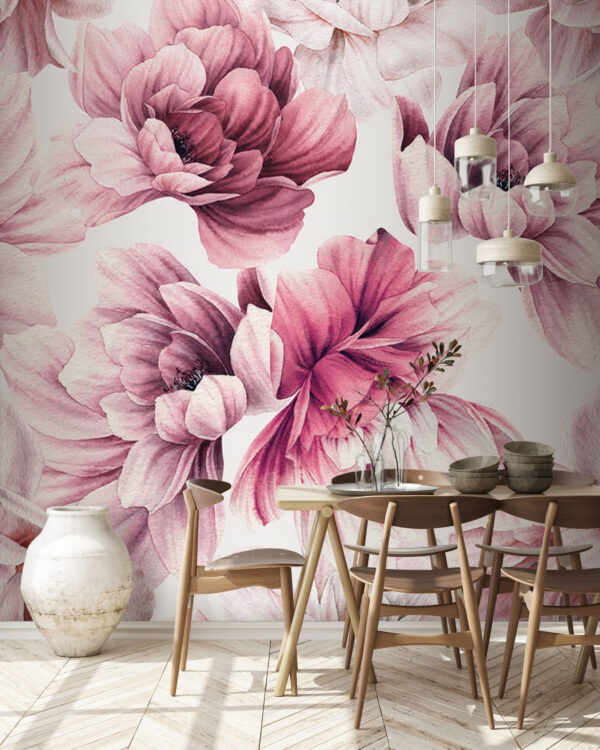 Delicate bloemen in zachte pasteltinten. Delicate bloemen in zachte pasteltinten.