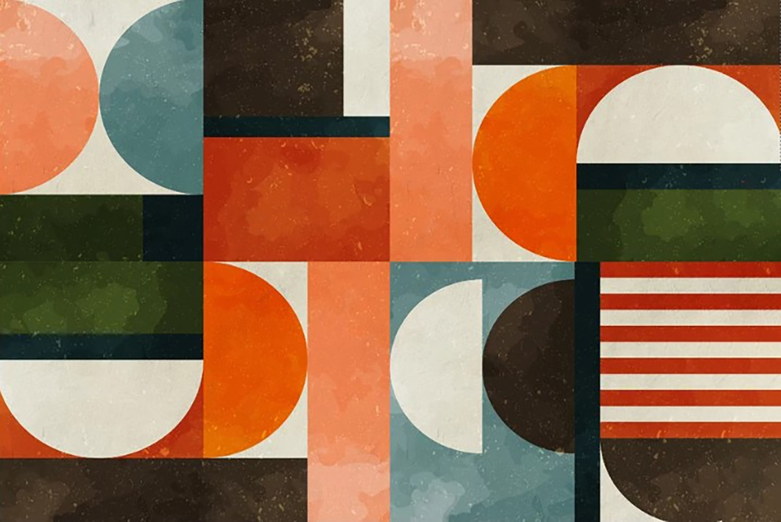 Colorful pattern with different shapes Colorful pattern with different shapes