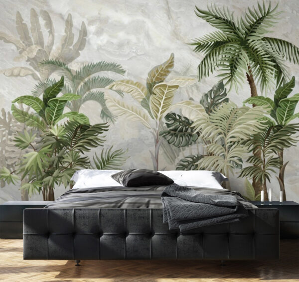 Behang met palmbomen Behang met palmbomen