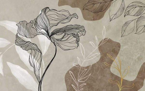 Drawing of a flower Drawing of a flower