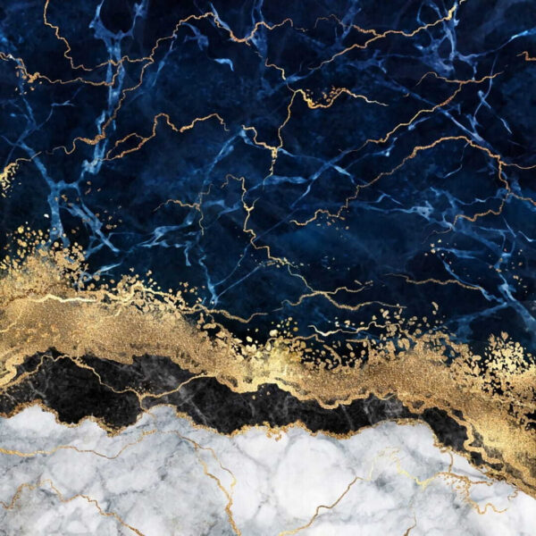 Marmer- en mineraallagen kruisen elkaar Marmer- en mineraallagen kruisen elkaar