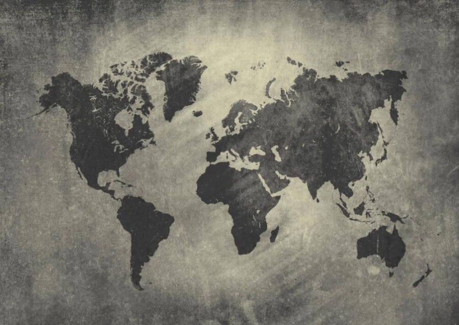 Kaart van de wereld Kaart van de wereld