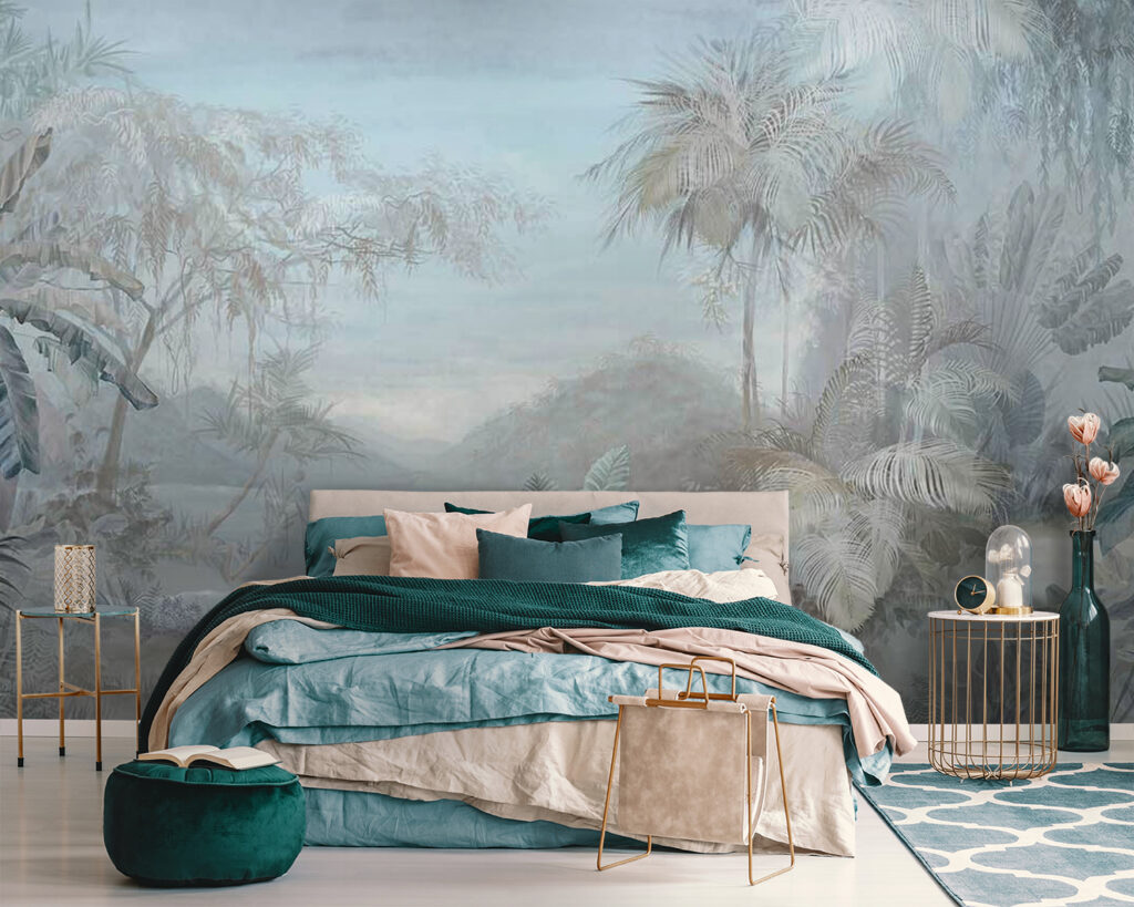 Schilderij van een landschap met bomen en planten u67284pib111 1024x819 - Schilderij van een landschap met bomen en planten - tegory