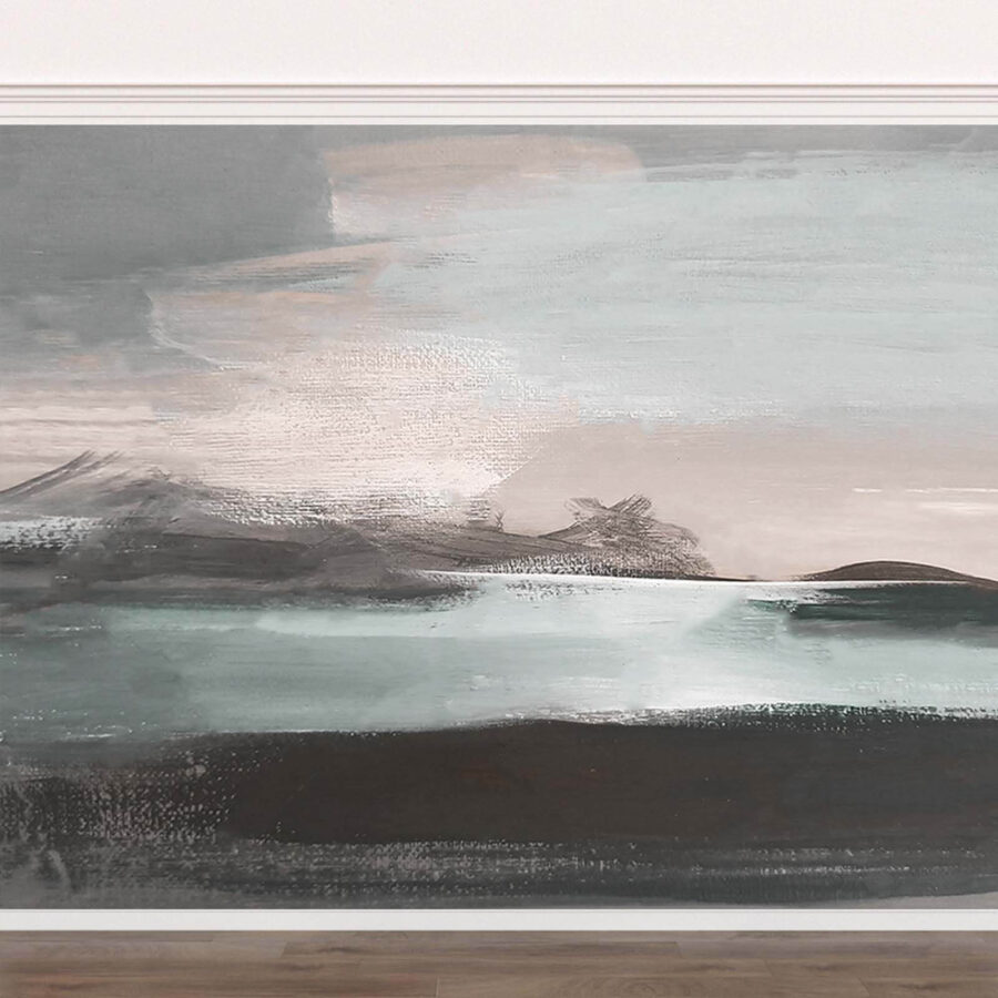 Schilderij van een waterlichaam
