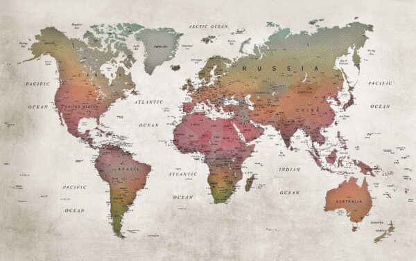 Kaart van de wereld Kaart van de wereld