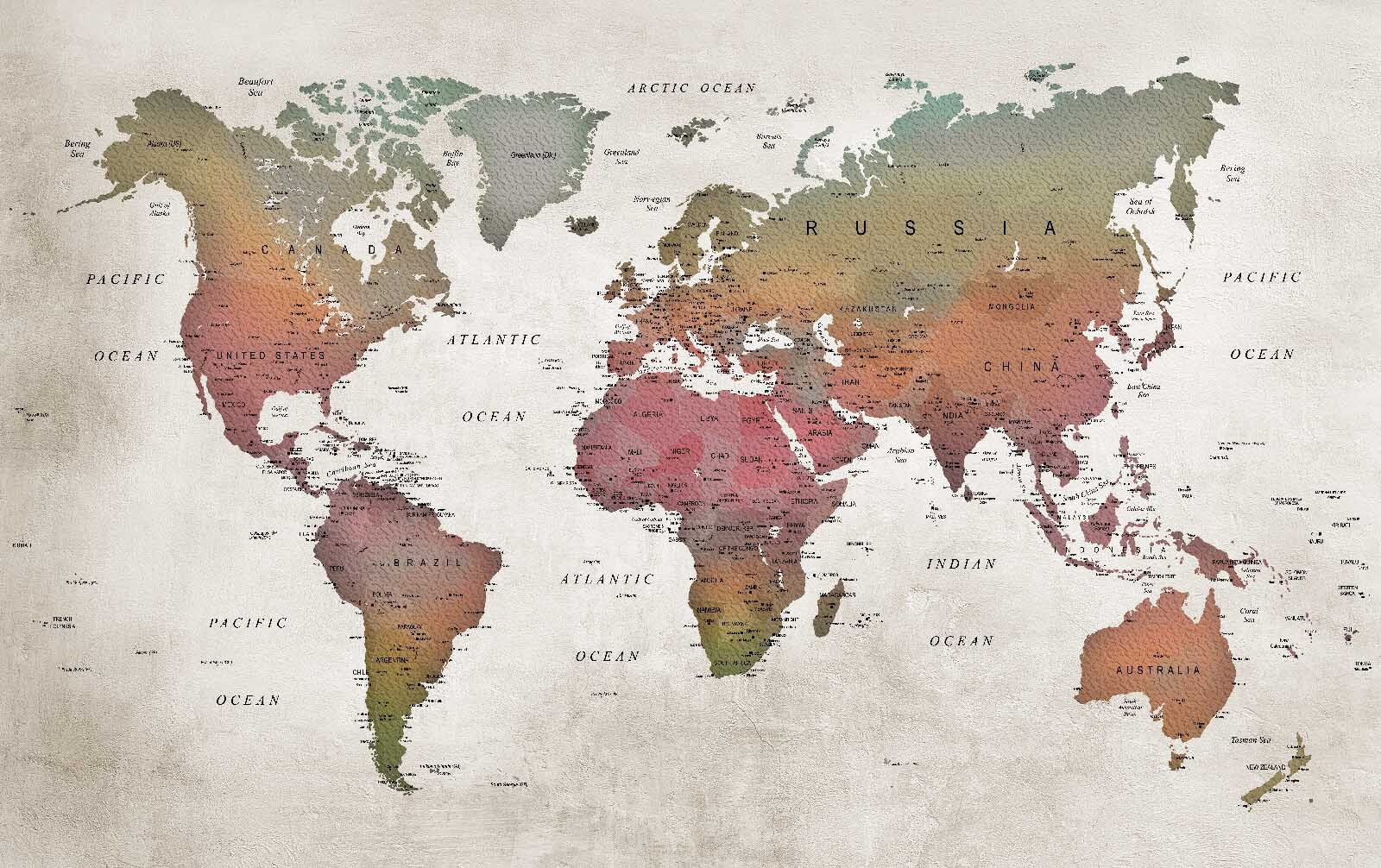 Map of the world