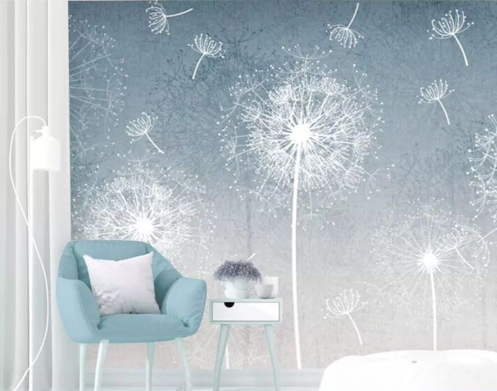 Witte paardenbloemen in de lucht u63857pib1m - Witte paardenbloemen in de lucht - tegory