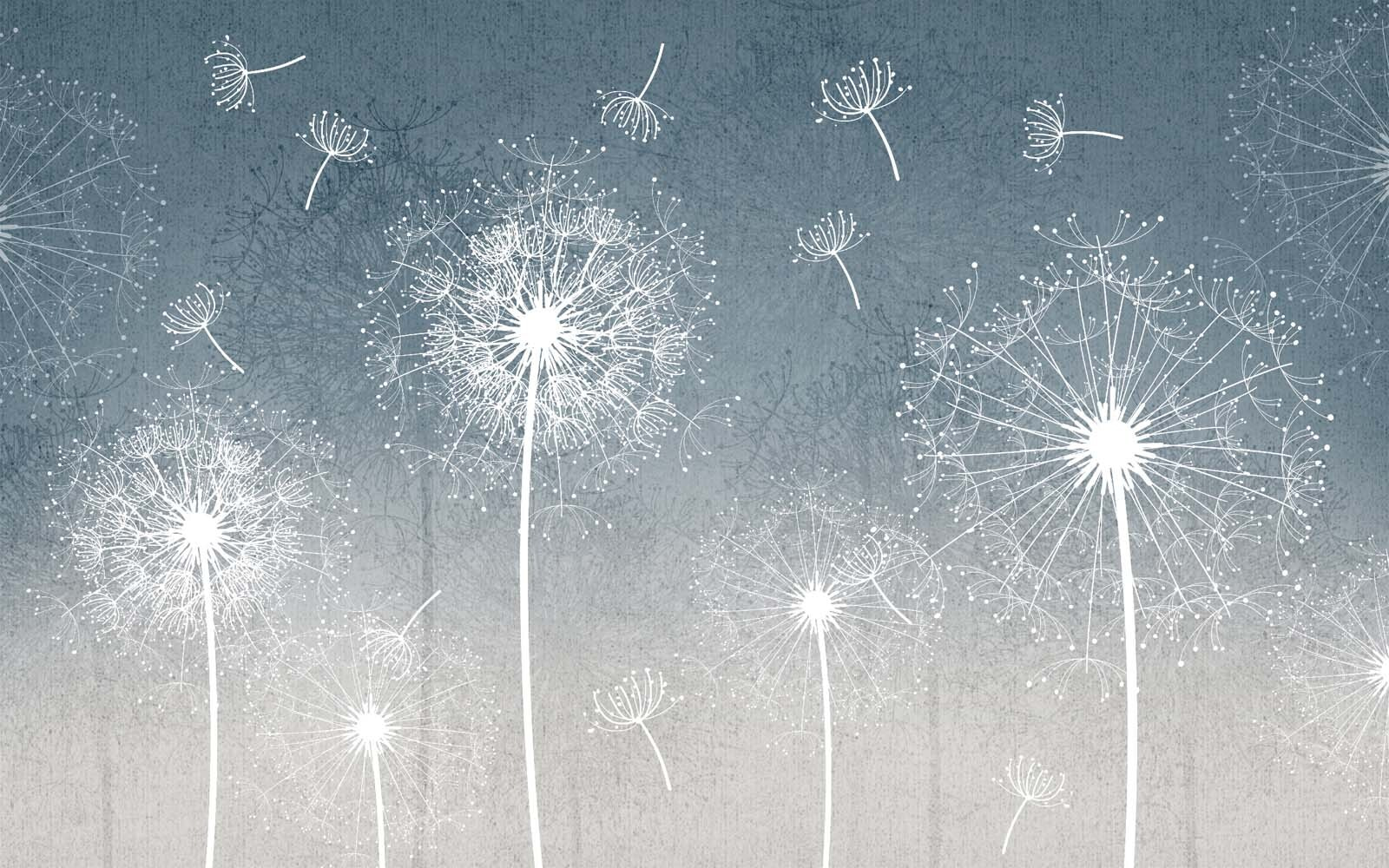 Witte paardenbloemen in de lucht u63857p - Witte paardenbloemen in de lucht - tegory