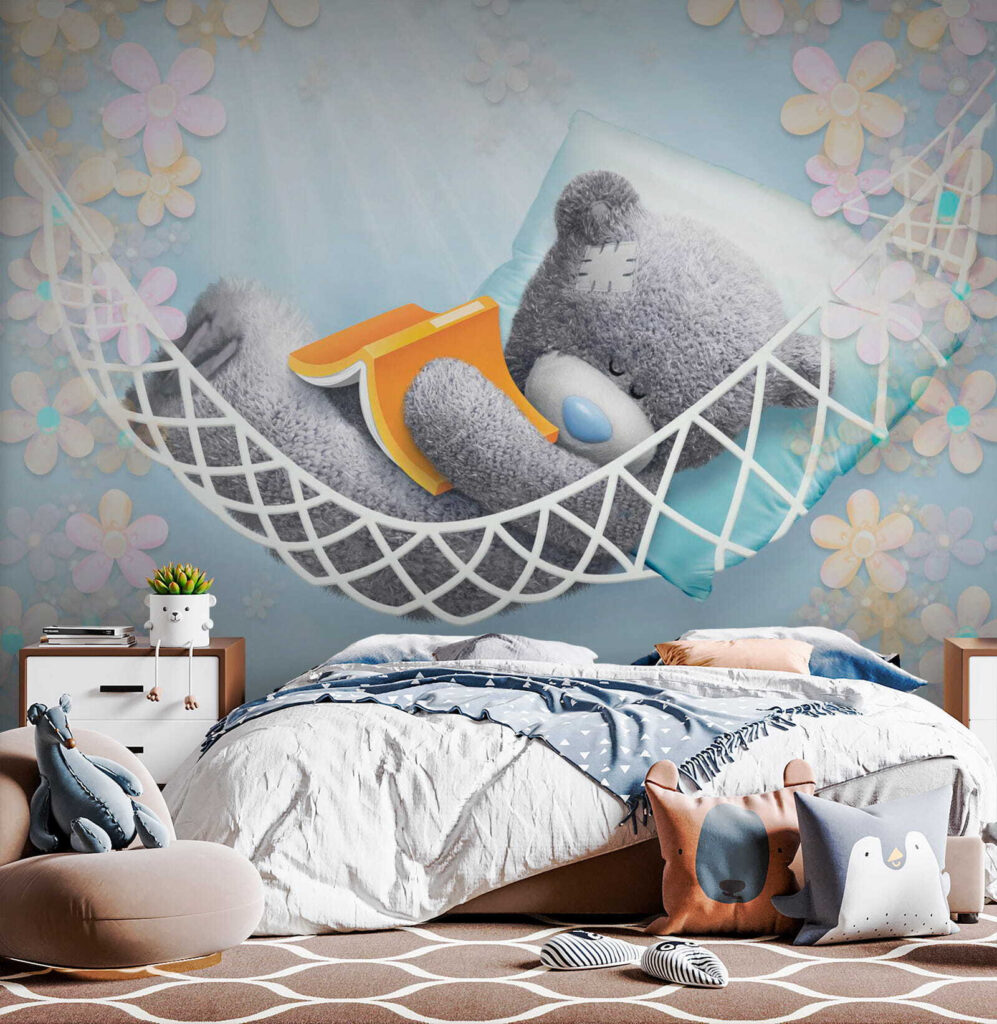 u61922pir5 997x1024 - Teddybeer slapend in een hangmat - tegory