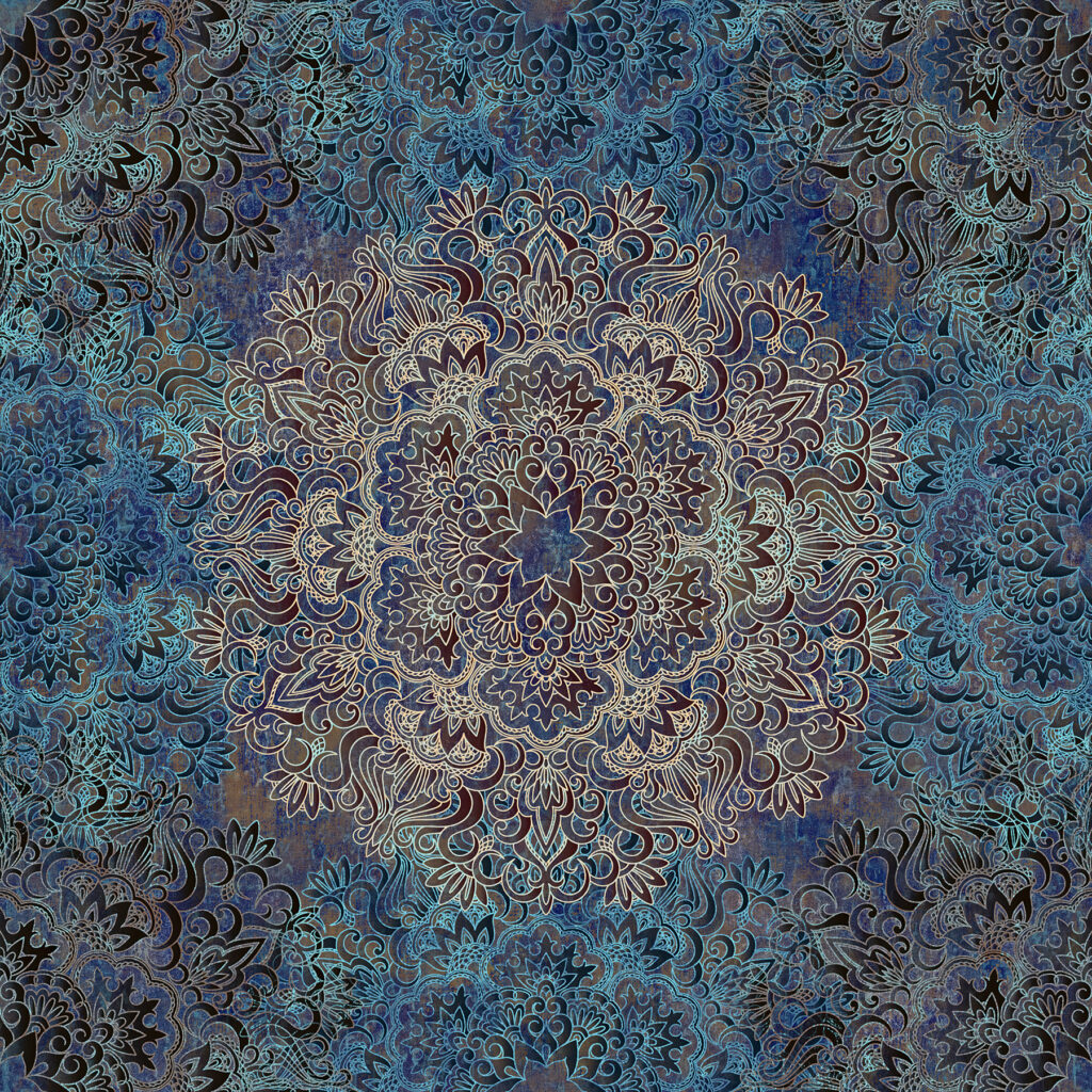 Blauw en wit patroon Blauw en wit patroon
