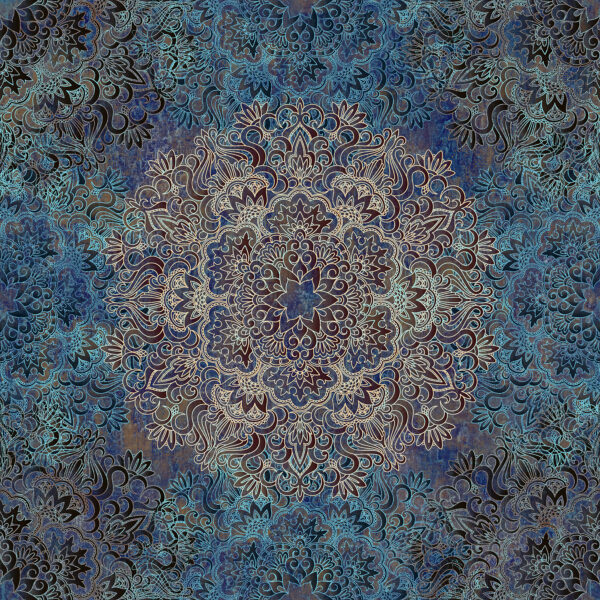 Blauw en wit patroon Blauw en wit patroon
