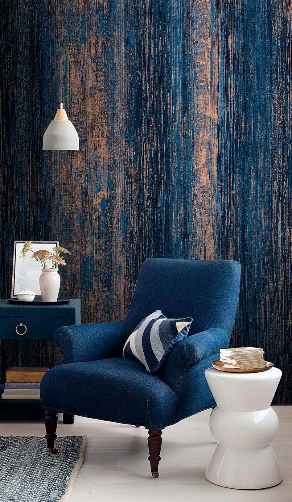 Blue and orange striped surface Blue and orange striped surface