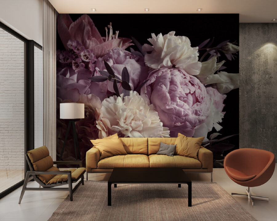 Delicate bloemen in zachte tinten